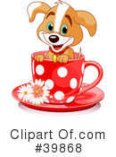 Puppy Clipart #39868 by Pushkin