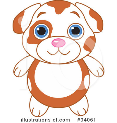 Royalty-Free (RF) Puppy Clipart Illustration by Pushkin - Stock Sample #94061