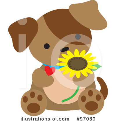 Royalty-Free (RF) Puppy Clipart Illustration by Maria Bell - Stock Sample #97080