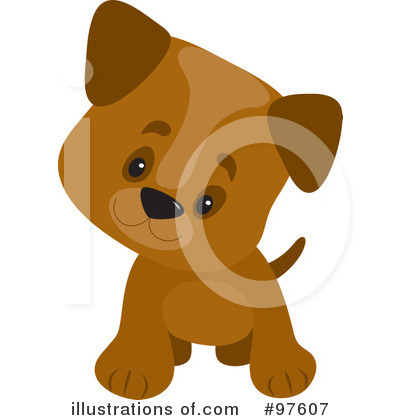Royalty-Free (RF) Puppy Clipart Illustration by Maria Bell - Stock Sample #97607