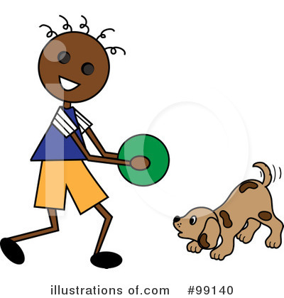 Royalty-Free (RF) Puppy Clipart Illustration by Pams Clipart - Stock Sample #99140