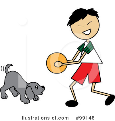 Royalty-Free (RF) Puppy Clipart Illustration by Pams Clipart - Stock Sample #99148