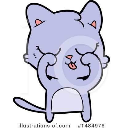 Purple Cat Clipart #1484976 by lineartestpilot