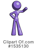 Purple Design Mascot Clipart #1535130 by Leo Blanchette