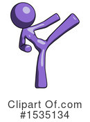 Purple Design Mascot Clipart #1535134 by Leo Blanchette