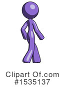 Purple Design Mascot Clipart #1535137 by Leo Blanchette