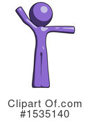 Purple Design Mascot Clipart #1535140 by Leo Blanchette