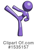 Purple Design Mascot Clipart #1535157 by Leo Blanchette