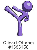 Purple Design Mascot Clipart #1535158 by Leo Blanchette