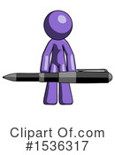Purple Design Mascot Clipart #1536317 by Leo Blanchette