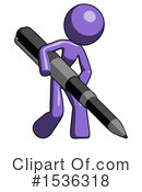 Purple Design Mascot Clipart #1536318 by Leo Blanchette