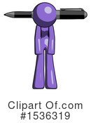 Purple Design Mascot Clipart #1536319 by Leo Blanchette