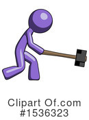 Purple Design Mascot Clipart #1536323 by Leo Blanchette
