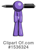 Purple Design Mascot Clipart #1536324 by Leo Blanchette