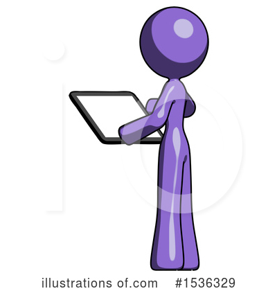 Royalty-Free (RF) Purple Design Mascot Clipart Illustration by Leo Blanchette - Stock Sample #1536329