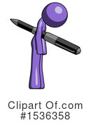Purple Design Mascot Clipart #1536358 by Leo Blanchette