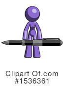 Purple Design Mascot Clipart #1536361 by Leo Blanchette
