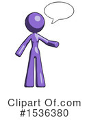 Purple Design Mascot Clipart #1536380 by Leo Blanchette