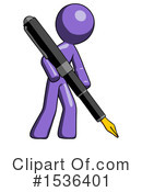 Purple Design Mascot Clipart #1536401 by Leo Blanchette