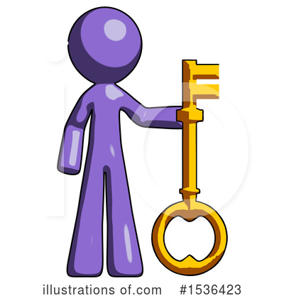 Royalty-Free (RF) Purple Design Mascot Clipart Illustration by Leo Blanchette - Stock Sample #1536423