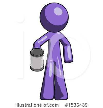 Royalty-Free (RF) Purple Design Mascot Clipart Illustration by Leo Blanchette - Stock Sample #1536439