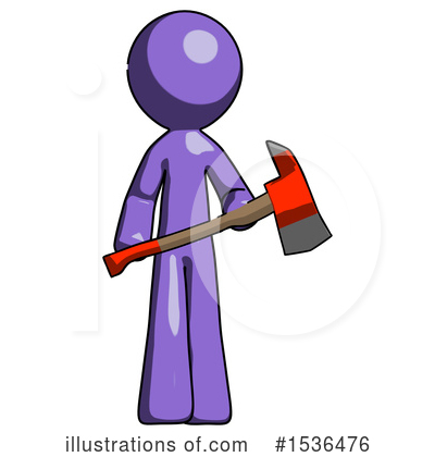 Royalty-Free (RF) Purple Design Mascot Clipart Illustration by Leo Blanchette - Stock Sample #1536476