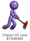 Purple Design Mascot Clipart #1536484 by Leo Blanchette
