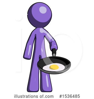 Royalty-Free (RF) Purple Design Mascot Clipart Illustration by Leo Blanchette - Stock Sample #1536485
