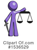 Purple Design Mascot Clipart #1536529 by Leo Blanchette