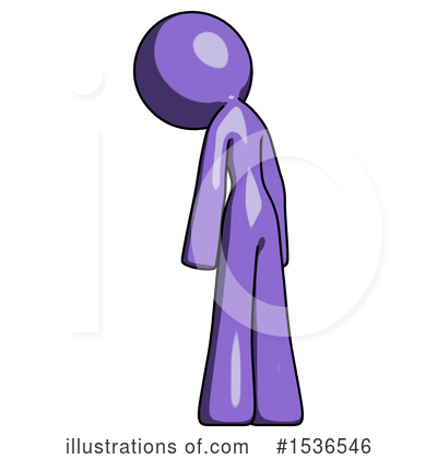 Royalty-Free (RF) Purple Design Mascot Clipart Illustration by Leo Blanchette - Stock Sample #1536546