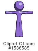 Purple Design Mascot Clipart #1536585 by Leo Blanchette