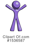 Purple Design Mascot Clipart #1536587 by Leo Blanchette