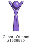 Purple Design Mascot Clipart #1536590 by Leo Blanchette