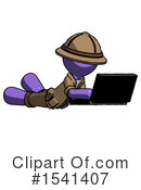 Purple Design Mascot Clipart #1541407 by Leo Blanchette