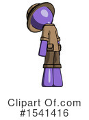 Purple Design Mascot Clipart #1541416 by Leo Blanchette