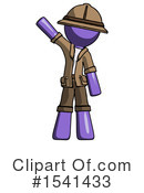 Purple Design Mascot Clipart #1541433 by Leo Blanchette