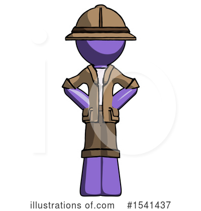 Royalty-Free (RF) Purple Design Mascot Clipart Illustration by Leo Blanchette - Stock Sample #1541437