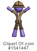 Purple Design Mascot Clipart #1541447 by Leo Blanchette