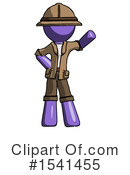 Purple Design Mascot Clipart #1541455 by Leo Blanchette