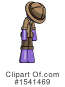 Purple Design Mascot Clipart #1541469 by Leo Blanchette