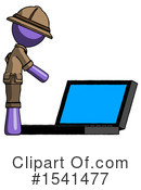 Purple Design Mascot Clipart #1541477 by Leo Blanchette