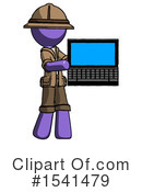 Purple Design Mascot Clipart #1541479 by Leo Blanchette