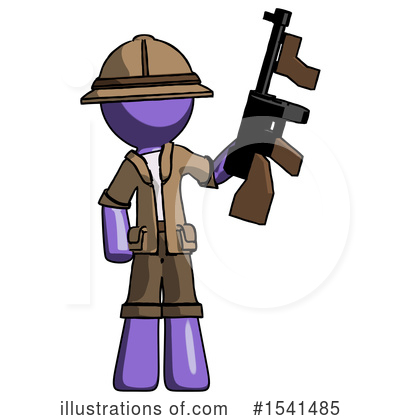 Royalty-Free (RF) Purple Design Mascot Clipart Illustration by Leo Blanchette - Stock Sample #1541485
