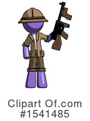 Purple Design Mascot Clipart #1541485 by Leo Blanchette