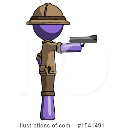 Royalty-Free (RF) Purple Design Mascot Clipart Illustration by Leo Blanchette - Stock Sample #1541491