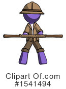 Purple Design Mascot Clipart #1541494 by Leo Blanchette