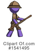 Purple Design Mascot Clipart #1541495 by Leo Blanchette