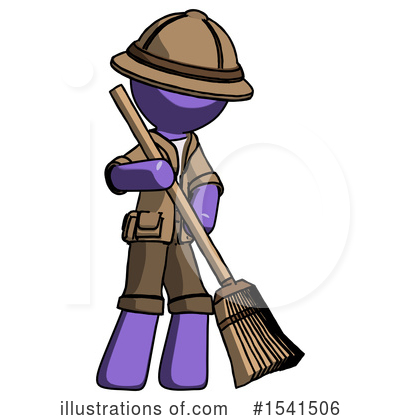 Royalty-Free (RF) Purple Design Mascot Clipart Illustration by Leo Blanchette - Stock Sample #1541506