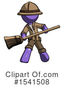 Purple Design Mascot Clipart #1541508 by Leo Blanchette