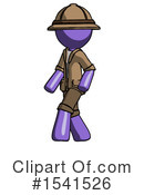 Purple Design Mascot Clipart #1541526 by Leo Blanchette